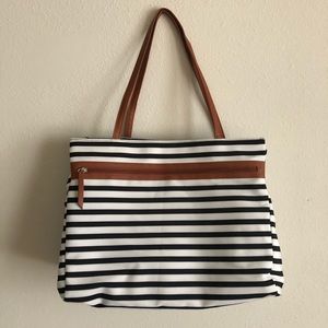 NEW DSW Striped Weekender